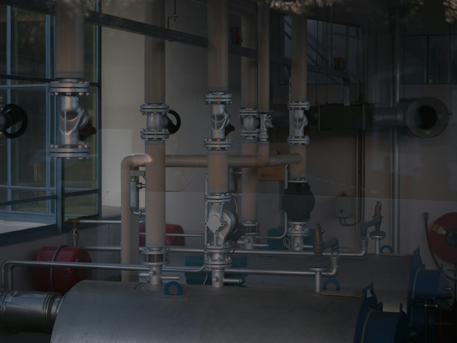 Chaudière gaz d'une installation professionnelle